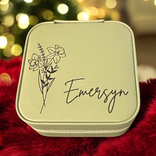 Personalized Travel Jewelry Boxes