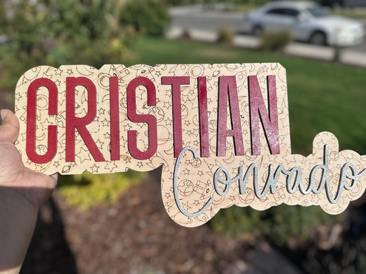 Nursery Baby Name Sign