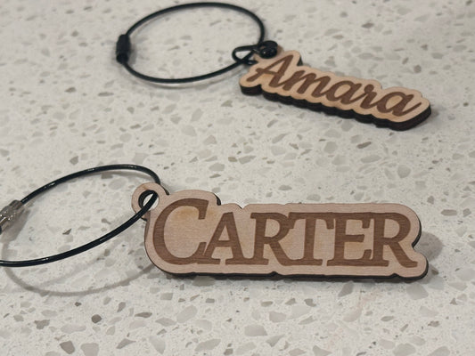 Engraved Name Tag/Keychain
