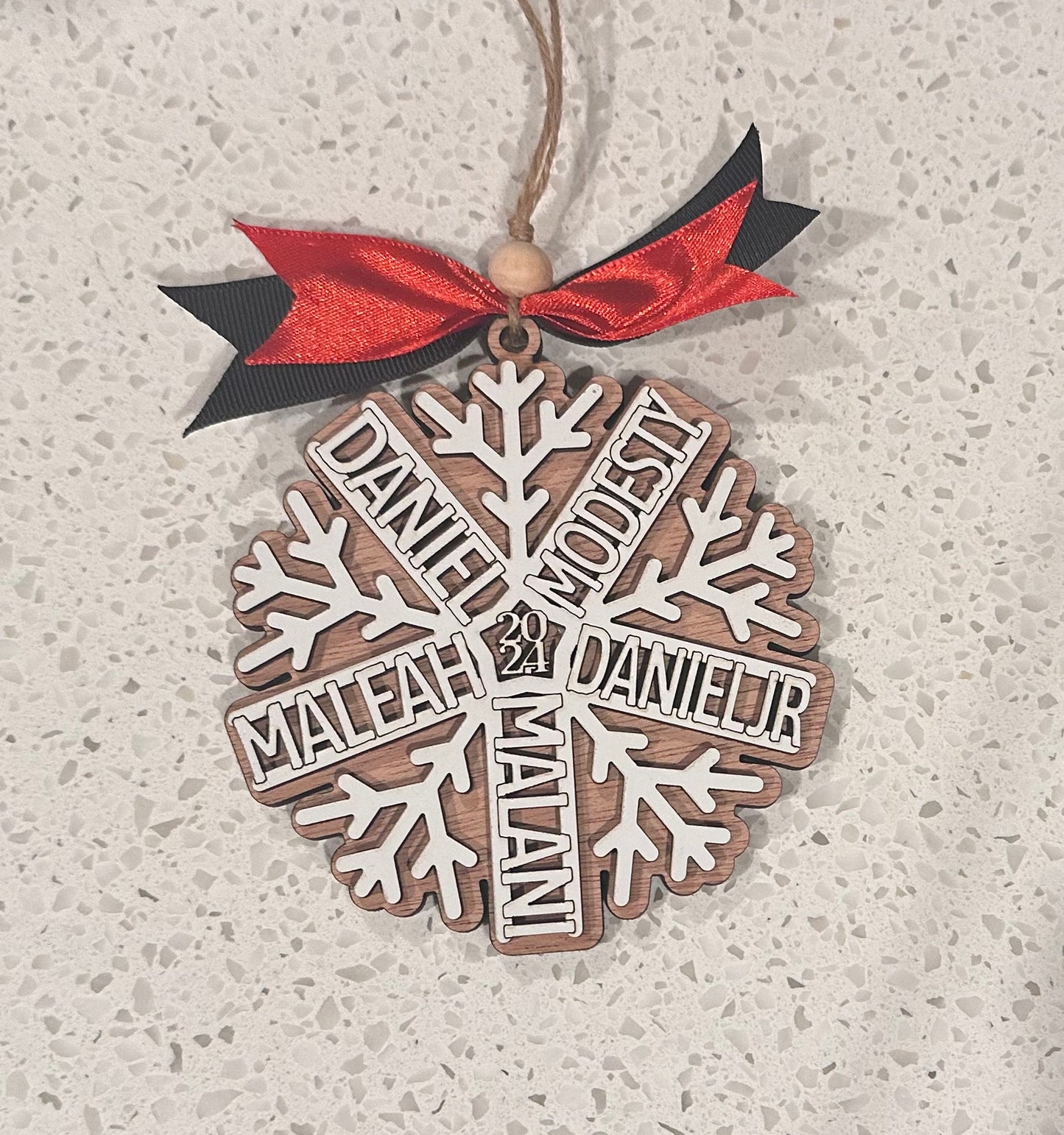 Snowflake Name Ornament