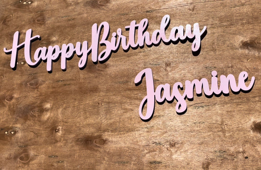 Painted Custom Wood Cutout