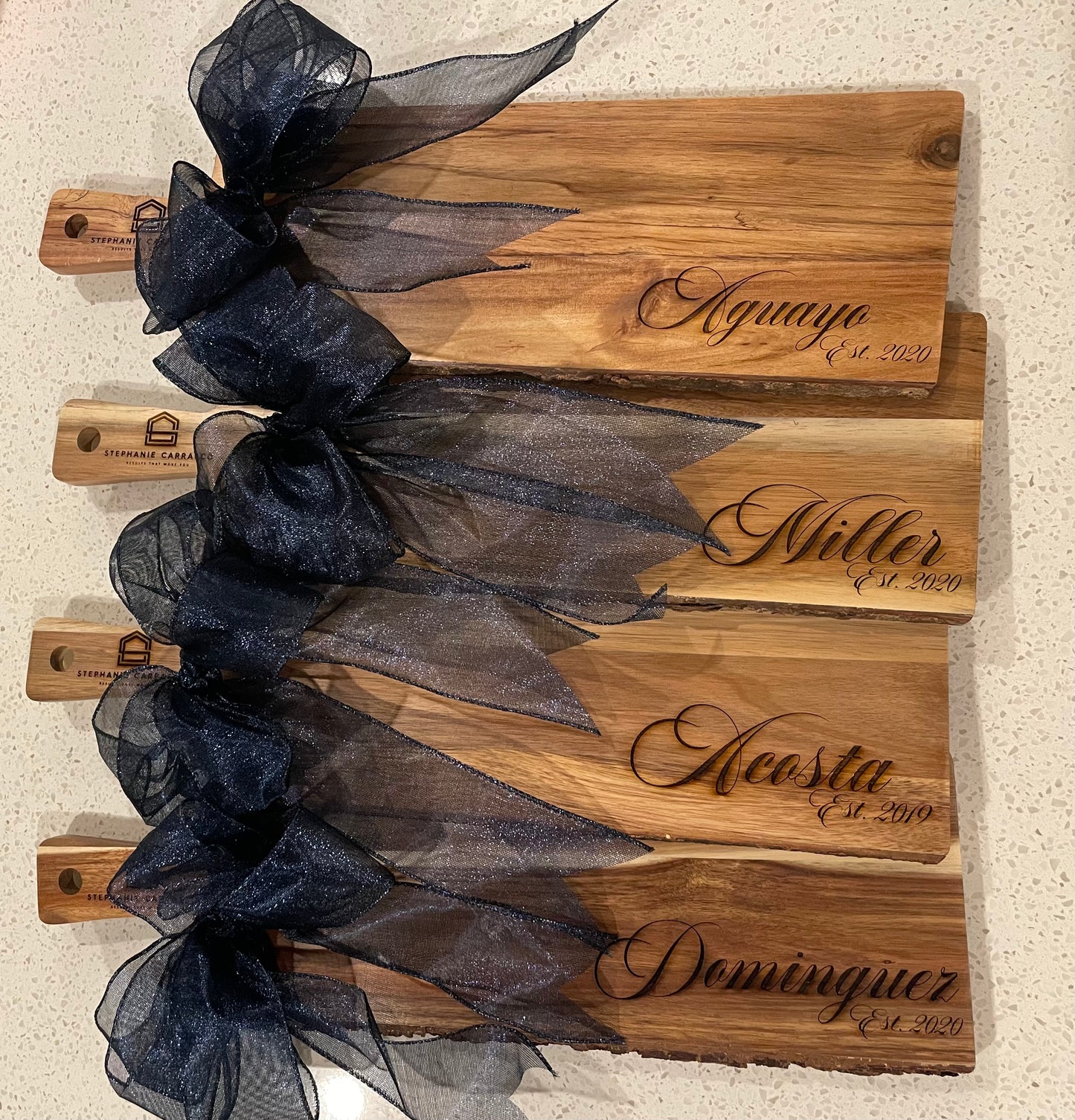 Engraved Wood Charcuterie Board