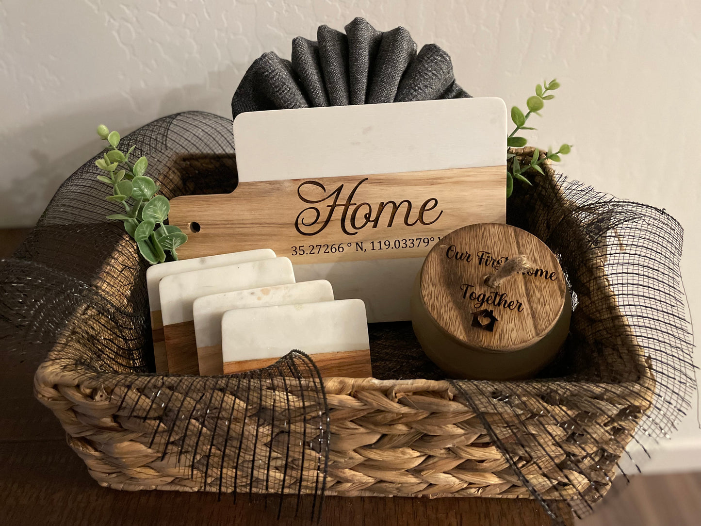 Custom Marble and Wood Cutting Board (Cutting Board Only)