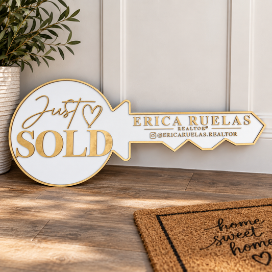 Custom Oversized Real Estate Closing Key - SOLD
