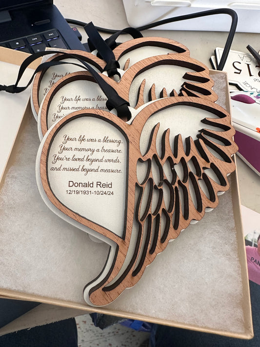 Memorial Angel Ornament
