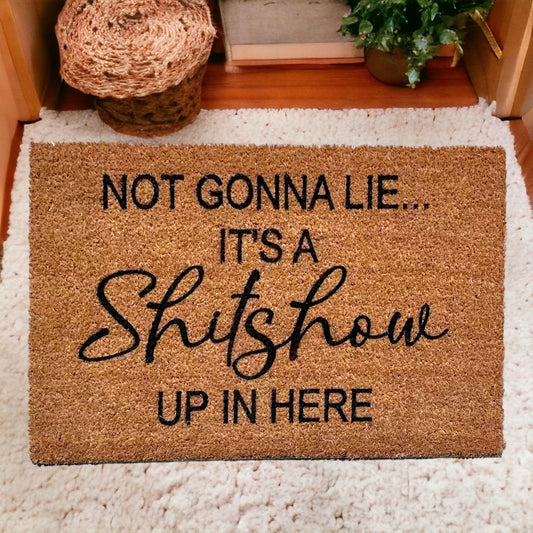 Not gonna lie… it’s a SHITSHOW up in here - Doormat