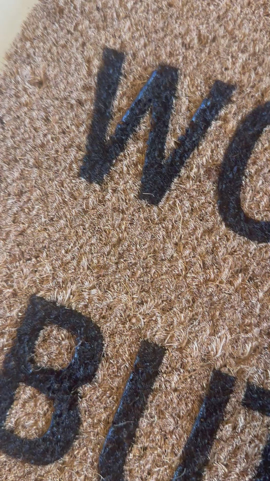 We probably won’t answer… but you can try | Doormat