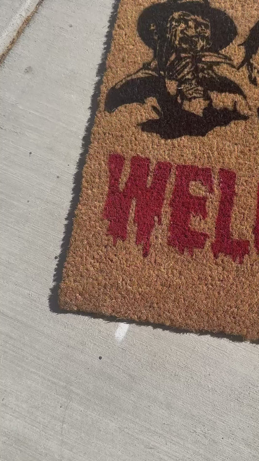 Welcome Horror Friends - Halloween Doormat